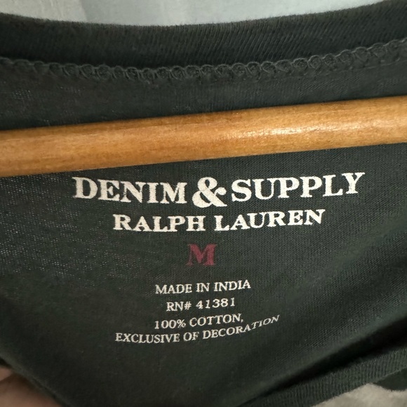 Ralph Lauren Denim & Supply t-shirt - sz M (fits like L/XL) - Picture 4 of 4
